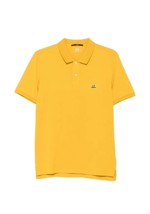 C.P. Company logo-patch polo shirt - Yellow