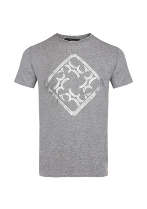 Billionaire Roger logo-print cotton T-shirt - Grey