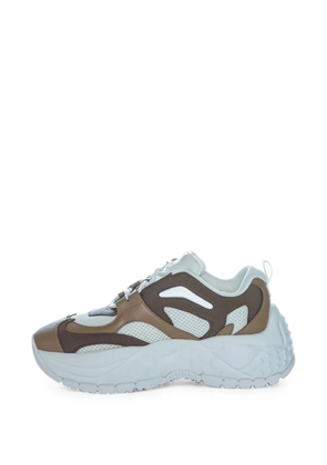 Armani Exchange panelled mesh sneakers - White