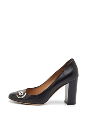 Ferragamo Pre-Owned block heel pumps - Black