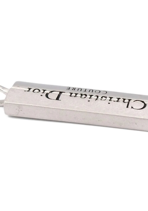 Christian Dior Pre-Owned 2020s engraved-logo necklace - Silver