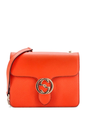 Gucci Pre-Owned Interlocking Leather Small shoulder bag - Red