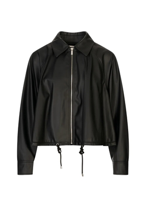 MeimeiJ zip-up leather jacket - Black