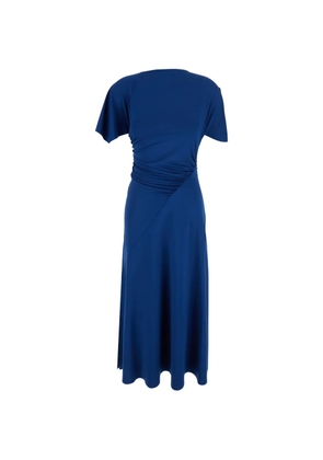 Victoria Beckham Blousey asymmetric dress - Blue