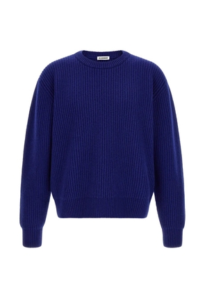 Jil Sander Fisherman's Rib sweater - Blue
