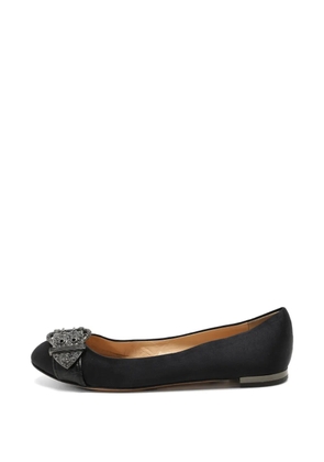 Giuseppe Zanotti Vintage embellished ballet flats - Black