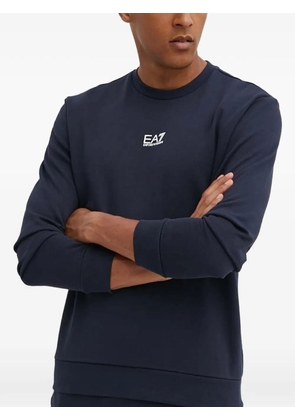 Ea7 Emporio Armani logo-detail tracksuit - Blue