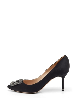 Manolo Blahnik Hangisi embellished pumps - Black