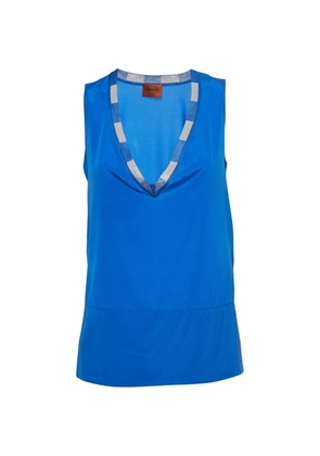 Missoni Pre-Owned V-neck sleeveless top - Blue