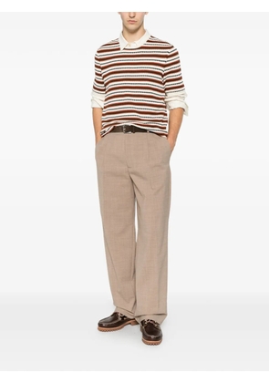 AMARÁNTO pleated trousers - Neutrals
