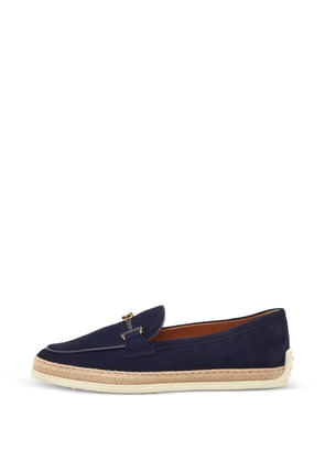 Tod's Vintage Double T espadrille loafers - Blue