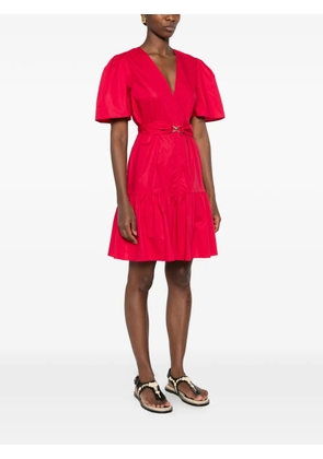 TWINSET belted mini dress - Red