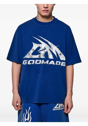 GODMADE cotton T-shirt - Blue