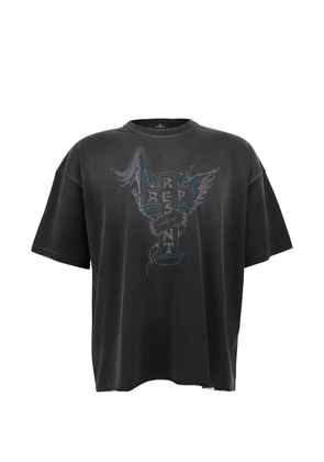 Represent graphic-print T-shirt - Black