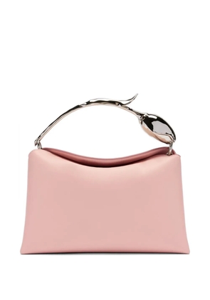 ERDEM midi Bloom leather tote bag - Pink