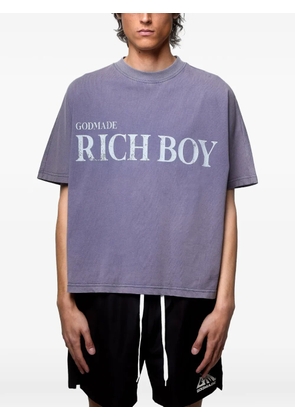 GODMADE cotton T-shirt - Purple