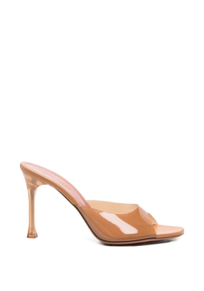 Amina Muaddi Alexa sandals - Neutrals
