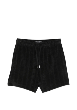 Marc O'Polo ribbed drawstring shorts - Black