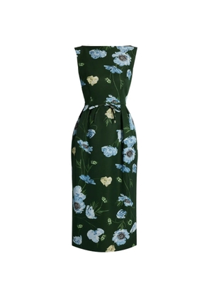 ERDEM floral-print Belle Époque dress - Green