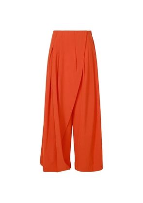 Issey Miyake Looped wide-leg trousers - Red