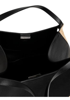 Givenchy logo-embroidered woven tote bag - Neutrals