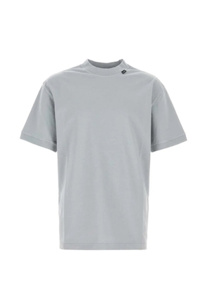 Prada logo-tag cotton T-shirt - Grey