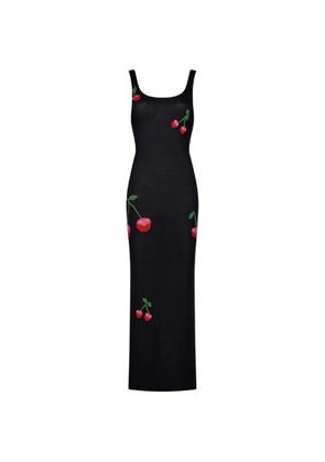 Leslie Amon Cerise maxi dress - Black