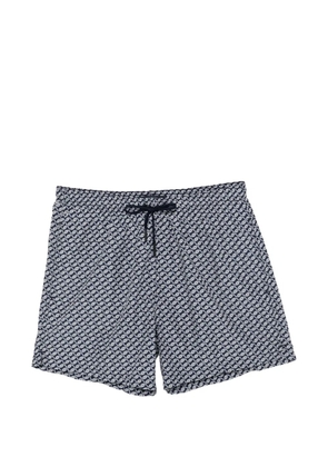 Tagliatore geometric-print swim shorts - Blue