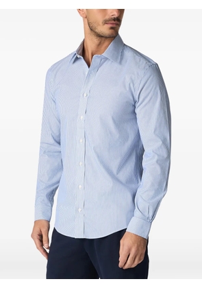 Brooks Brothers striped-pattern button shirt - Blue