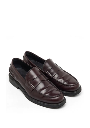 Tod's Vintage leather slip-on loafers - Brown
