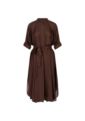 MeimeiJ short-sleeve midi dress - Brown
