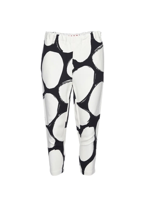 Marni Pre-Owned pebbles-print trousers - White