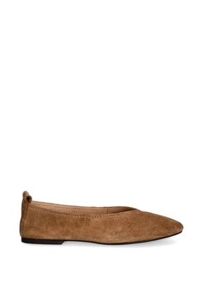 Gant suede almond-toe ballet flats - Brown