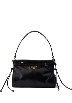 Prada Bonnie small leather handbag - Black