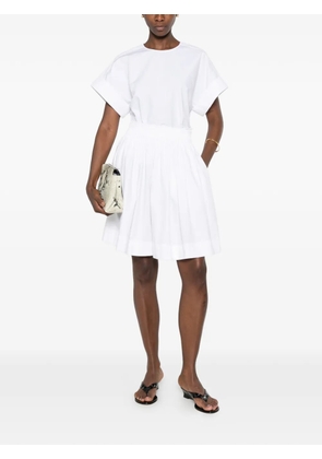 JOSEPH Aissa cotton-poplin shorts - White