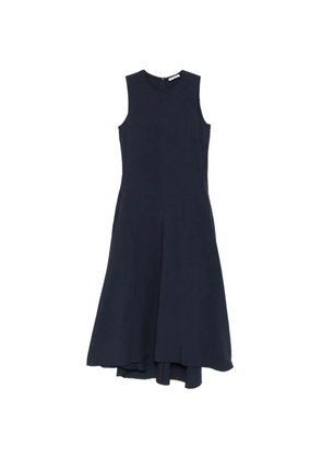 AROVESCIO sleeveless flared midi dress - Blue