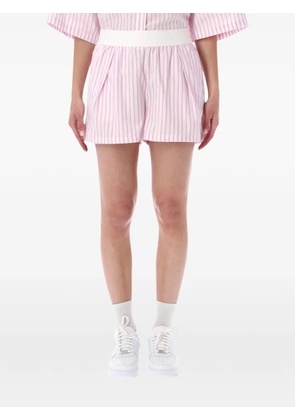 Nike Chill Poplin striped pleated shorts - Pink