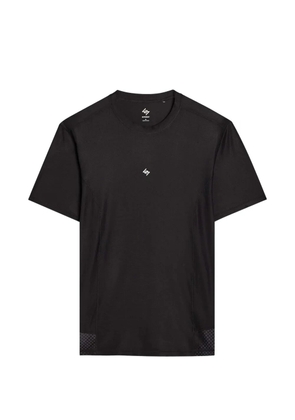 REPRESENT 247 Hybrid logo-print panelled T-shirt - Black