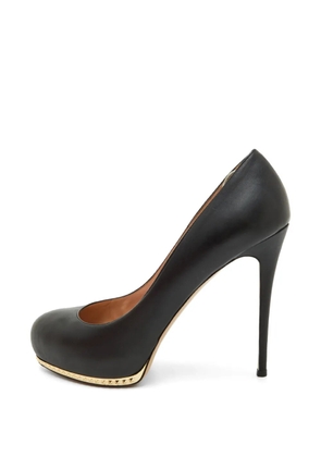 Valentino Garavani Pre-Owned Rockstud leather heeled pumps - Black