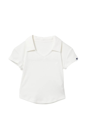 APEE™ by *A BATHING APE® heart logo polo - White