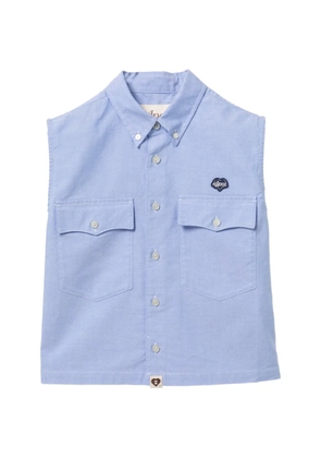 APEE™ by *A BATHING APE® logo patched vest - Blue