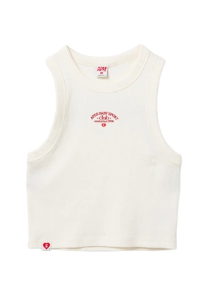 APEE™ by *A BATHING APE® logo embroidered top - White
