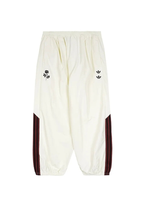 Willy Chavarria x Adidas embroidered-logo track pants - Neutrals