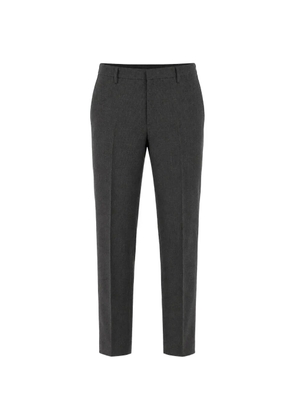 Corneliani CC Collection Reward hopsack-pattern trousers - Grey