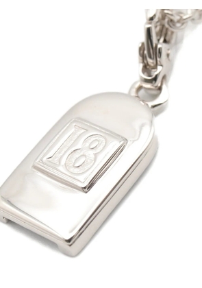 CHANEL Pre-Owned 2010s door-motif necklace - Silver