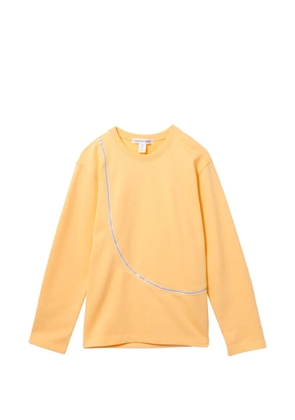 Comme Des Garçons Shirt zip-detail sweatshirt - Yellow