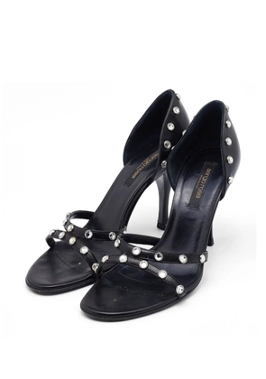 Sergio Rossi crystal-embellished strappy sandals - Black