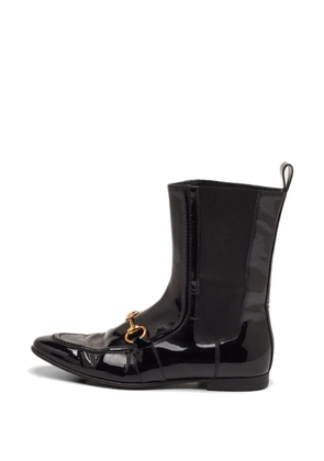 Gucci Pre-Owned Horsebit ankle boots - Black