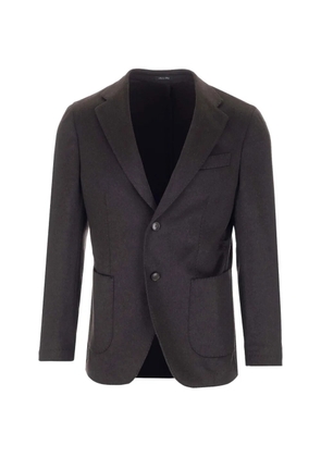 Al Duca D’Aosta 1902 single-breasted wool blazer - Brown