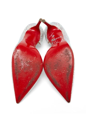 Christian Louboutin Pre-Owned Iriza Strass pumps - Silver